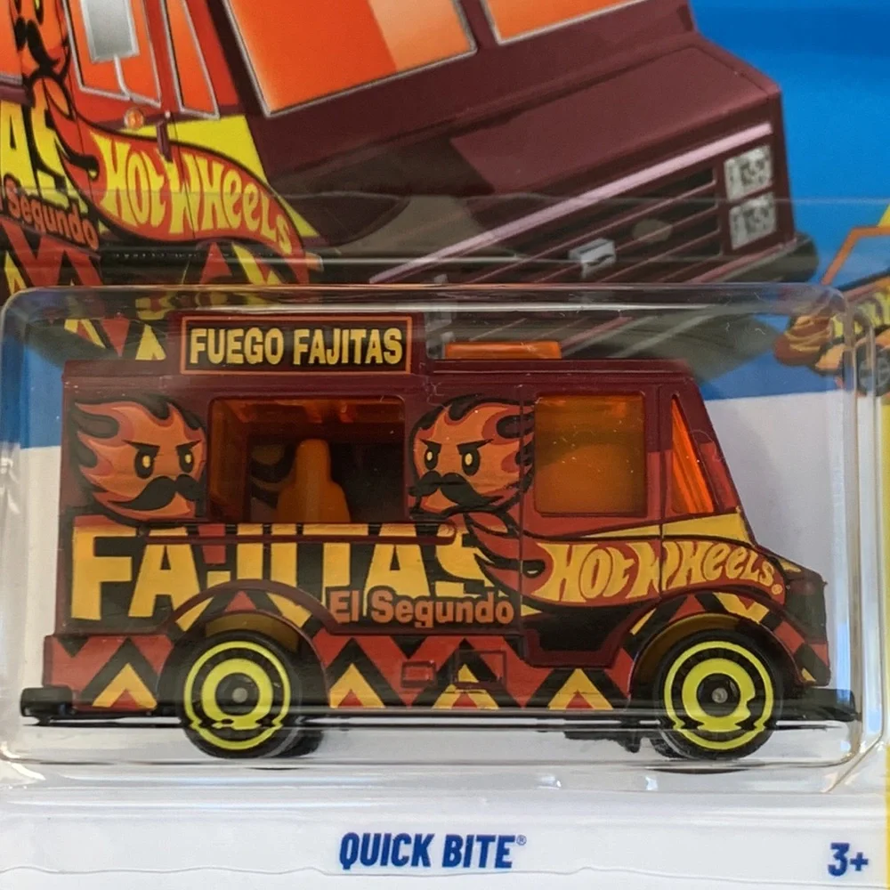 Quick Bite Hot Wheels Fuego Fajita Mexican Fast Food Lunch Truck Van Hotwheels